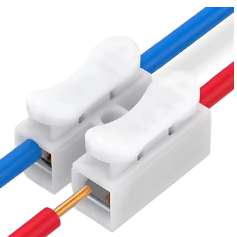CONECTOR DE PRESSÃO 2 VIAS FIO DUPLO KIT 50 PEÇAS